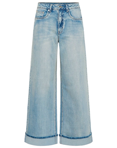 Gestuz - GZSara HW Wide Jeans - Washed Blue